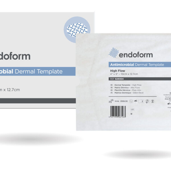Endoform Antimicrobial High Flow, 4" x 5"