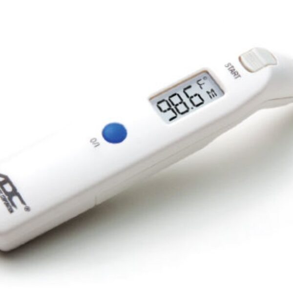 Adtemp Tympanic IR Ear Thermometer, 5-1/2" x 1" x 4/5", Dual Scale, CR2032 Battery