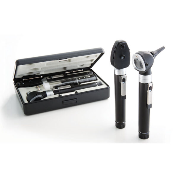 Pocket Otoscope/Ophthalmoscope Set, 7-1/4" L x 4-1/2" W x 1-1/2" D, 2.5V Halogen Light