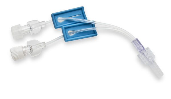 Bifurcated Extension Set 4", 3/10 mL Priming Volume