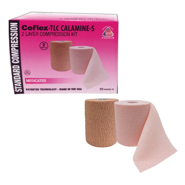 CoFlex TLC Calamine Standard Compression Bandage, 3"