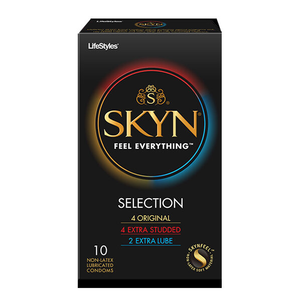 Lifestyles SKYN Polyisoprene Condom Selection, 10 Count