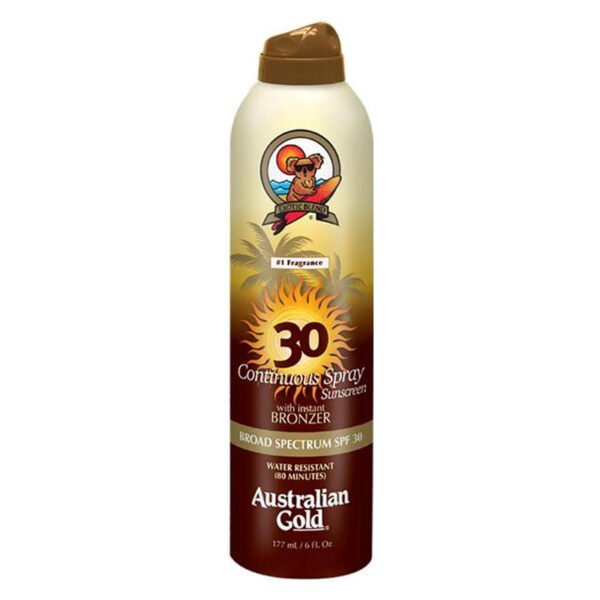 Australian Gold SPF 30 Continuous Spray Bronzer, 6 ounce