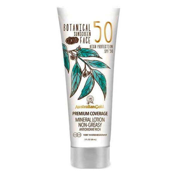 Australian Gold Botanical SPF 50 Tinted Face Lotion, 3 ounce