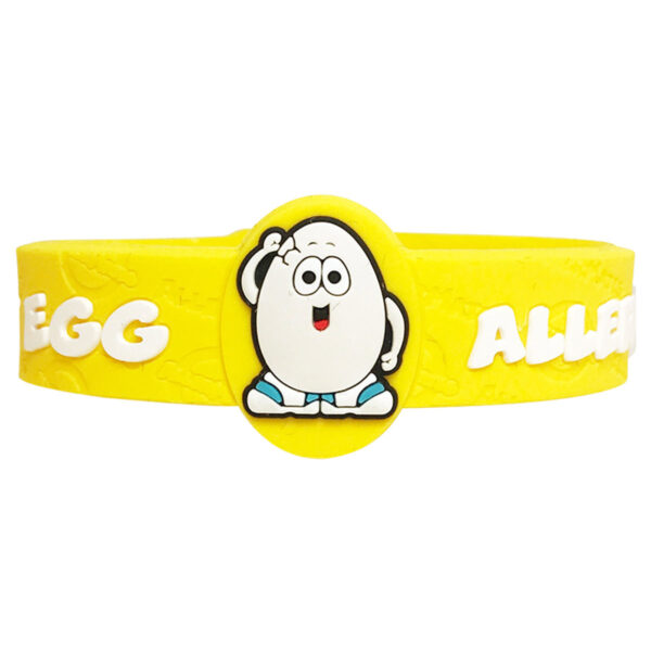 Children's Medical Alert Bracelet for Egg Allergies