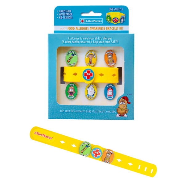 Allermate Multi Food Allery Awareness Charm Bracelet Kit for Children