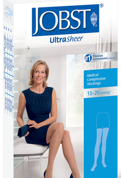 Sun Bronze, Med, Ultrasheer Thigh, 15-20 mm