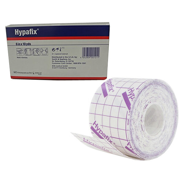 Hypafix Non-Woven Fabric Dressing Retention Tape 6" x 11 yds.