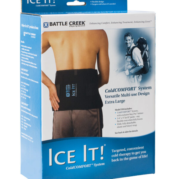 Ice It! ColdComfort Ice Pack Wrap with 3 Cold Packs 9" x 20"