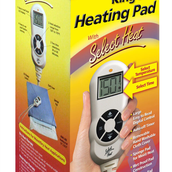 Leader Electric Moist/Dry Heating Pad, 12" x 14"