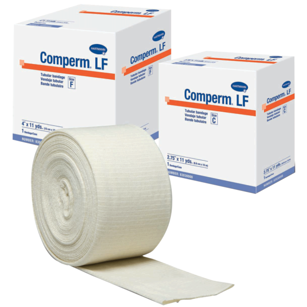 Comperm Tubular Bandage, Size F, 4" x 11 yds.