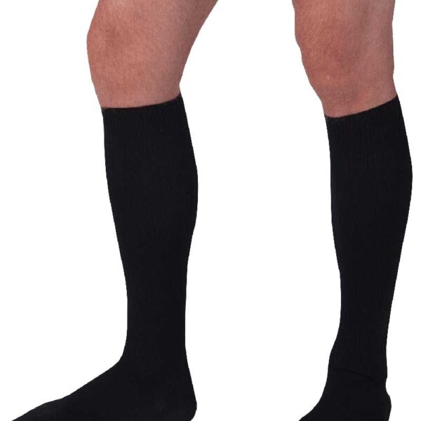 Multi-Layer Ulcer Stocking, Knee, 30-40, Black