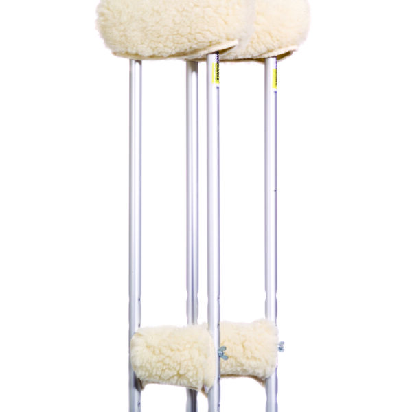 Sheepette Crutch Cover Set