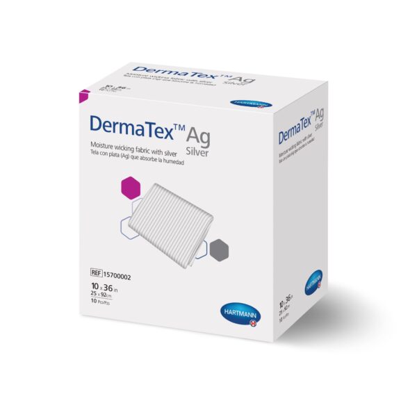 DermaTex Ag Moisture Wicking Fabric with Silver 10" x 36"