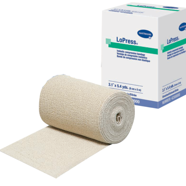 LoPress Inelastic Compression Bandage 5-2/5 yds. x 3-1/10", Nonsterile
