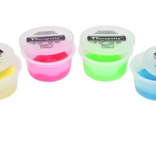 CanDo Theraputty Standard Exercise Putty, Red Soft, 2 oz.