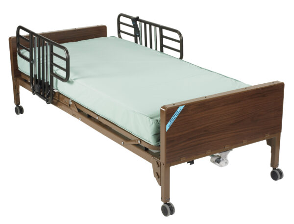 Delta Ultra Light Semi-Electric Bed with Half Rails