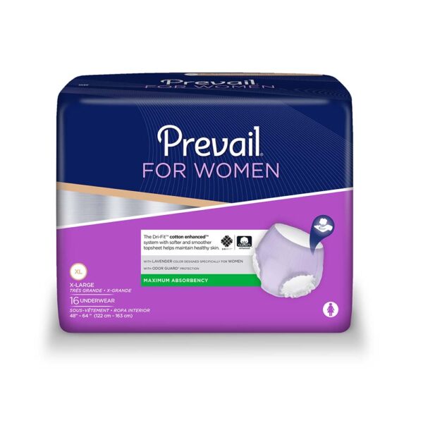 Prevail Underwear for Women, X-Large, 48" - 64"