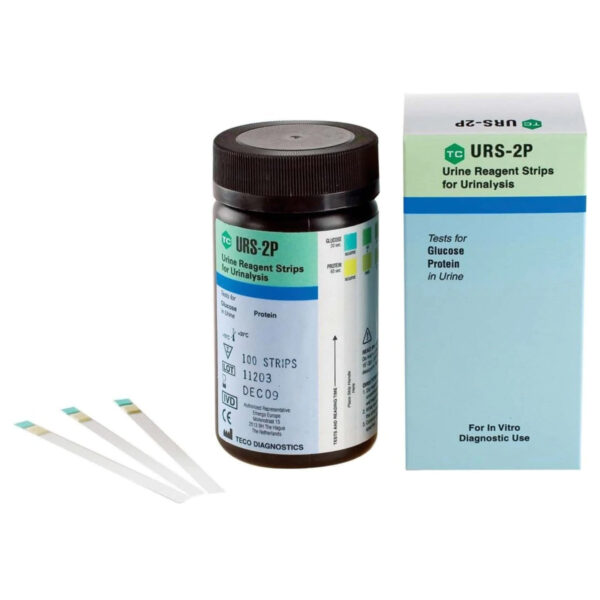 Urine Reagent Strip 2-Parameter Glucose/Protein (100 strips)