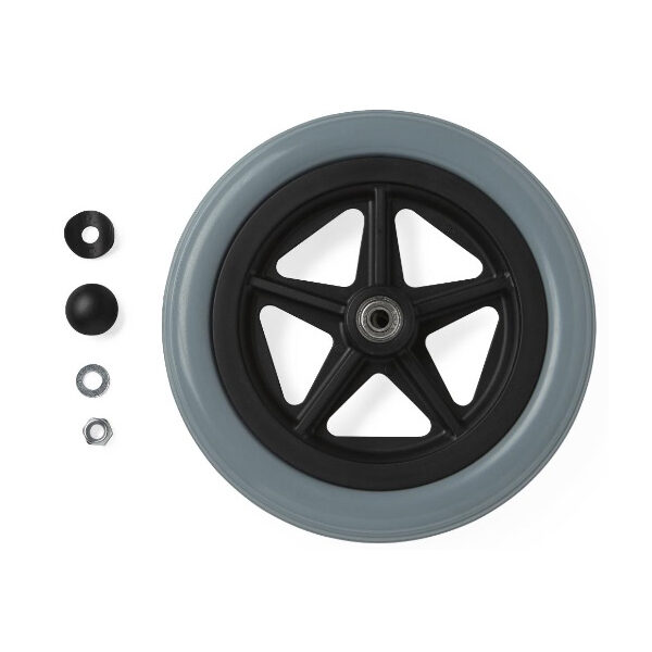 Rear Walker Wheel Attachment with Hardware, 8"