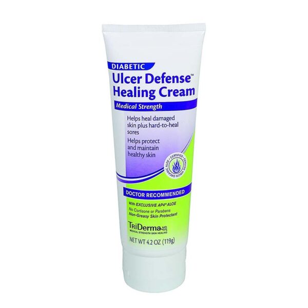 TriDerma Diabetic Ulcer Defense Healing Cream, 4.2 oz.
