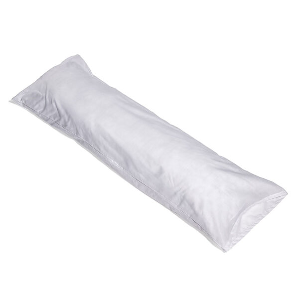 Body Pillow with Cover, 16" x 50", White