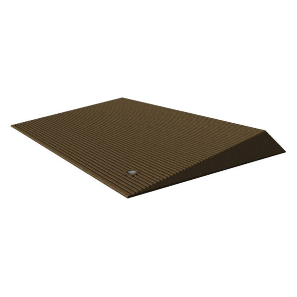 EZ-ACCESS Transitions Angled Entry Mat, 2.5", Hazelnut Brown
