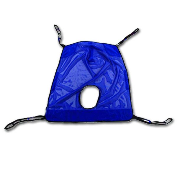 Reliant Heavy Duty Full Body Sling with Commode Opening, 2X-Large, Mesh