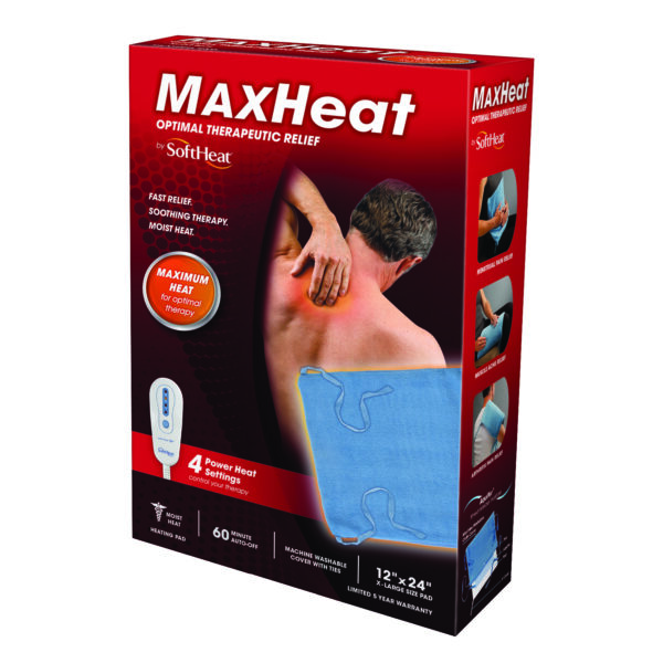 SoftHeat Deluxe Moist/Dry Heating Pad, King Size