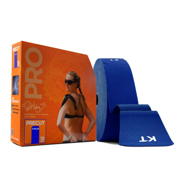 KT Tape Pro Synthetic Jumbo Precut, Laser Blue