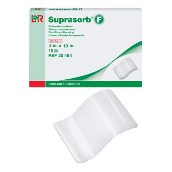 Suprasorb F Transparent Film Dressing, 4" x 10"
