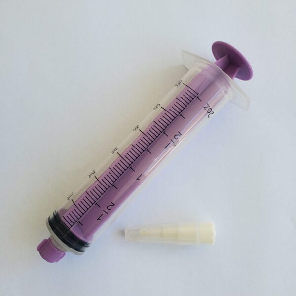 AMSure 60 mL Flat Top Piston Syringe with ENFit Tip