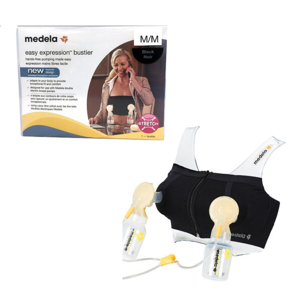 Medela Easy Expression Bustier, Medium, Black