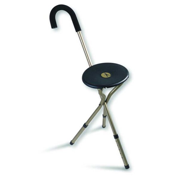 Tri Seat Cane, 8" x 10" Seat, 34" - 38" H Walking