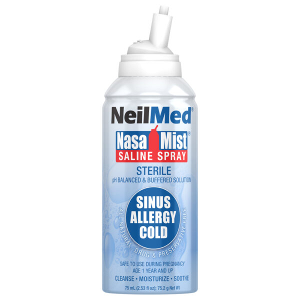NasaMist Saline Spray, 75 mL