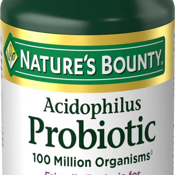 Nature's Bounty Acidophilus Probiotic Tablets, 120 ct