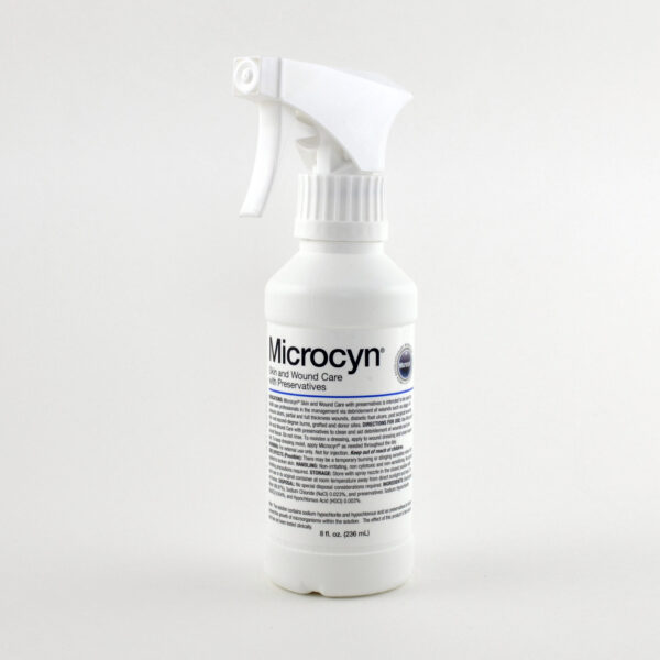 Microcyn Wound Cleanser Trigger Spray Bottle, 8 oz