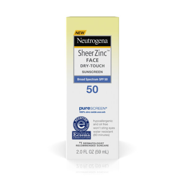 Neutrogena Sheer Zinc Face Sunscreen SPF 50 2 fl oz