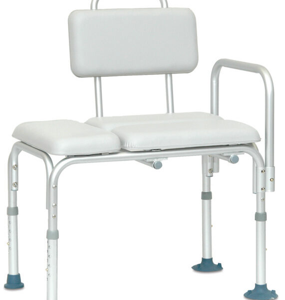 Padded Transfer Bench with Non-Skid Feet