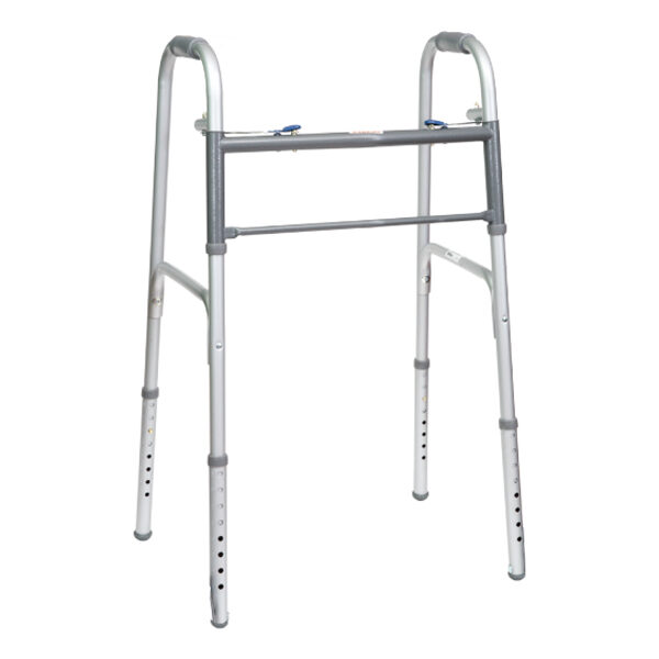 ProBasics Economy Two-Button Steel Walker without Wheels, Adult.