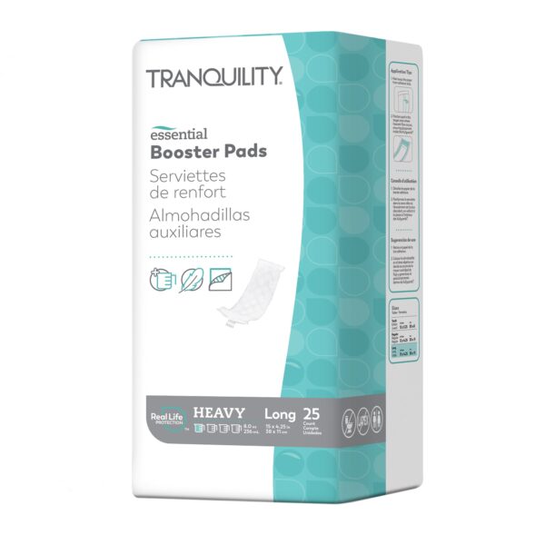 Tranquility Essential Booster Pads - Heavy, Long, 15" x 4.25"