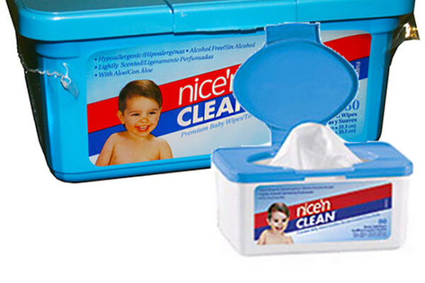 Nice and Clean Baby Wipes Scented 7" x 8"