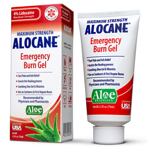 ALOCANE Maximum Strength Emergency Room Burn Gel, 2.5 oz.