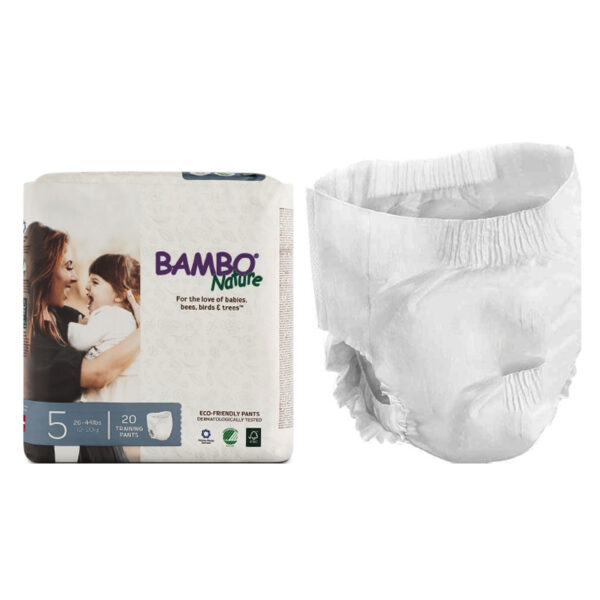 Bambo Nature Training Pants, Size 5, 26-44 lbs.