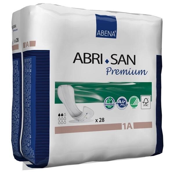 Abri-San Premium Pads, Size 1A, 4" x 11" L