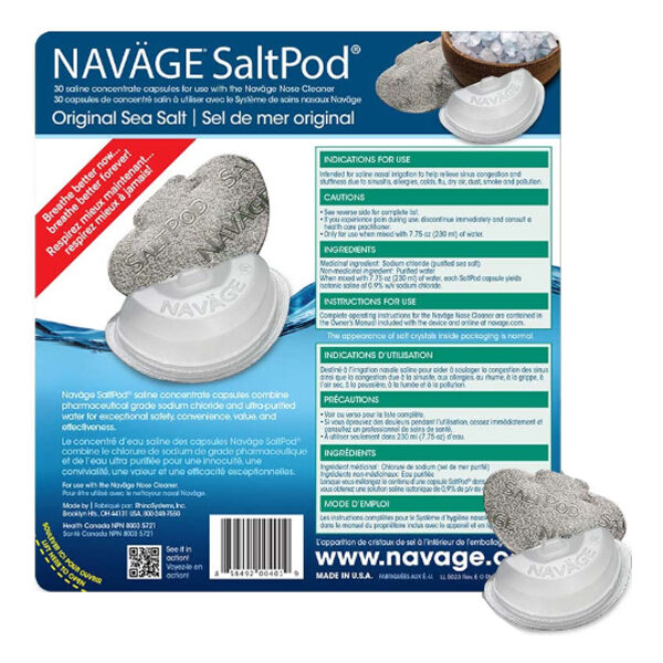 Navage Nasal Care SaltPods, 30 ct