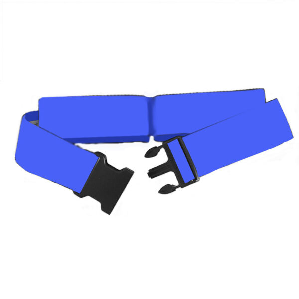 Gait Belt, Plastic Buckle, Blue, 54"
