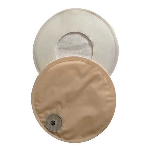 Stoma Cap with Hydrocolloid Collar