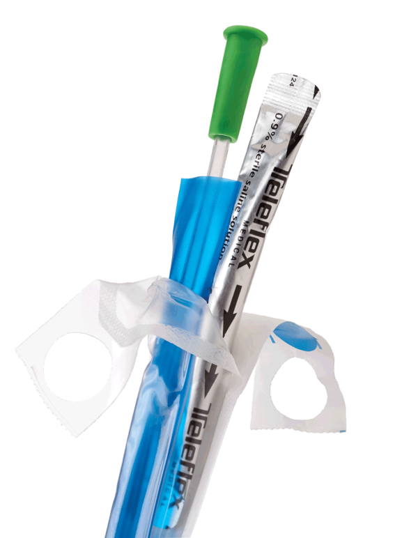 FloCath Quick Straight Hydrophilic Intermittent Catheter 10 Fr, 16"