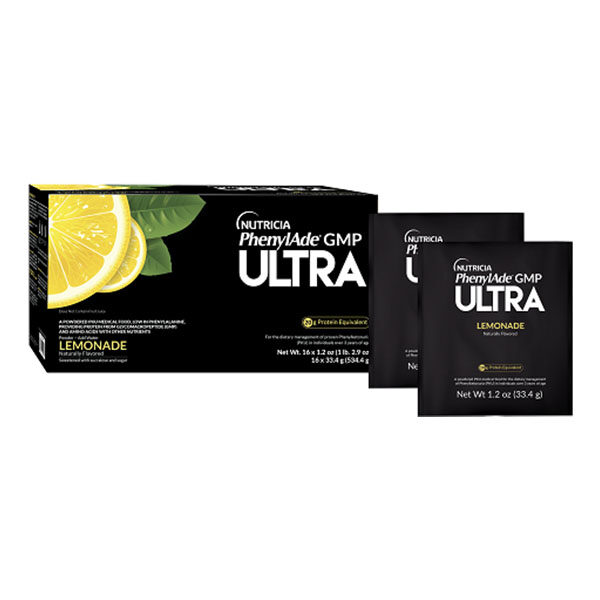 PhenylAde GMP ULTRA, Lemonade Flavor, 33.3g Pouch